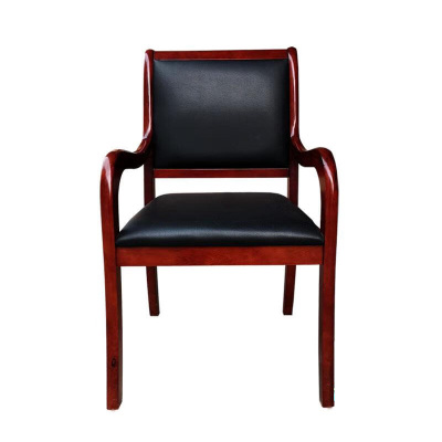 鑫升顺简约现代椅子办公椅会议椅橡木将椅