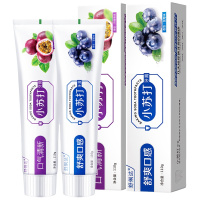 [8支装]舒俐达水果苏打蓝莓祛渍洁白牙膏百香果洁齿护龈牙膏110g