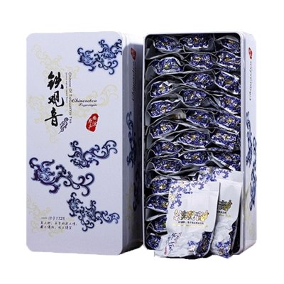 源御露(Yuan Yu Lu)铁观音茶叶浓香型乌龙茶高山铁观音茶叶 青花瓷高档礼盒装500g