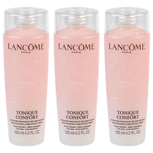 兰蔻(LANCOME)粉水中样125ml*3瓶玫瑰露轻滢柔肤爽肤水滋润