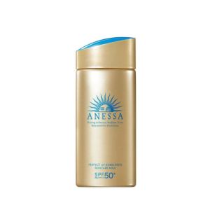 资生堂(SHISEIDO)安耐晒安热沙 新款金瓶蓝字防晒霜90g SPF50+ PA++++