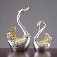 美帮汇天鹅摆件结婚家居家装饰品客厅电视柜房间布置卧室内酒柜摆设