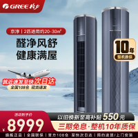 格力2匹 京淳 高效除甲醛 新1级能效客厅空调立式空调柜机 格力空调KFR-50LW/NhDj1BGj
