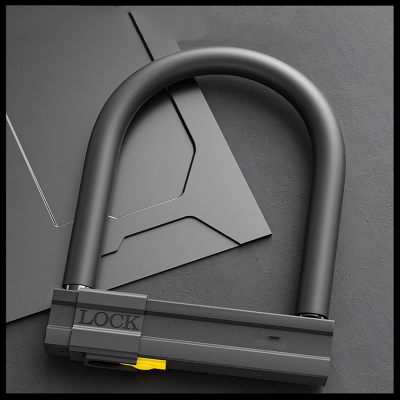 电动车电瓶车u型锁锁头防盗锁邦可臣摩托车电车安全防撬大锁u形车锁