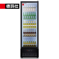 德玛仕DEMASHI展示柜商用冷藏冰柜单门立式便利店超市啤酒饮料水果保鲜陈列柜LG-360ZH1[海拔1000米以上勿拍