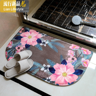 地垫垫进卫生间厨房卧室口吸水脚垫浴室防滑垫入户厅地毯 三维工匠