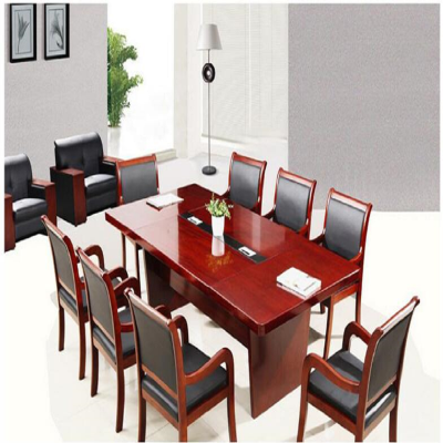 心业油漆饰面2米会议桌XYYQ02Z会议桌适用8平米会议室 此产品单件不出售批量请联系客服