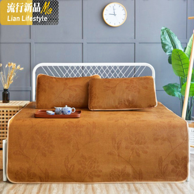 凉席单人学生宿舍0.9m可折叠寝室单人床上下铺90cm竹席夏季藤席子 三维工匠