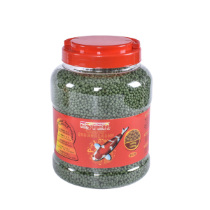 锦鲤鱼饲料鱼粮金鱼饲料增色饲料鱼料1500克 锦鲤饲料1500g 默认尺寸