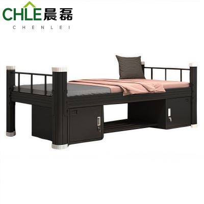 晨磊 单层宿舍床 1m(床板+床垫+床下柜) 套