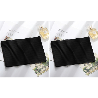 YUNWUXIN无肩带裹胸打底衫内搭夏季一片式抹胸外穿防走光棉内衣女显胸小抹胸