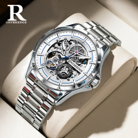 瑞之缘2024新品男士手表全自动镂空陀飞轮机械表夜光防水实心钢带腕表