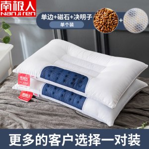 决明子枕头单人荞麦护颈椎枕双人枕芯一对装家用宿舍春夏秋冬季
