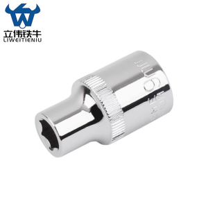立伟铁牛1/2六角短套筒9mm/个