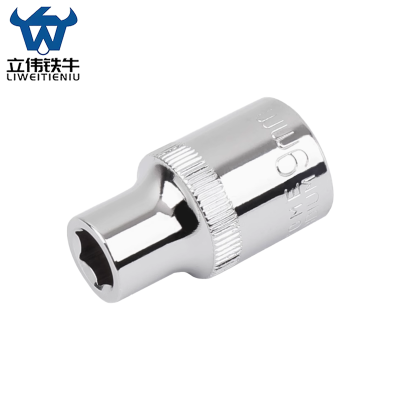 立伟铁牛1/2六角短套筒9mm/个