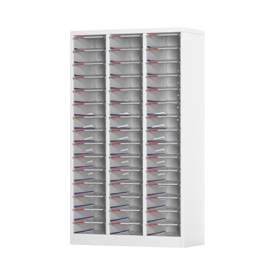 臻远 ZY5080115A4文件收纳柜 三列大45抽无门 802*340*1380mm 单位:台