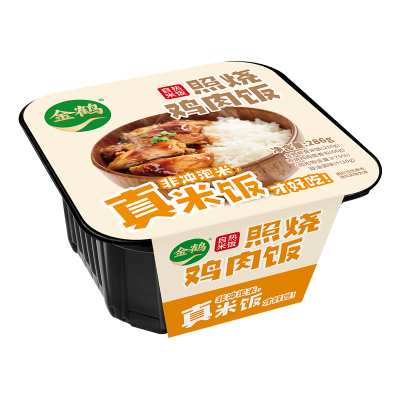 金鹤照烧鸡肉饭286g*4盒加热即食自热米饭方便速食旅行户外食品多口味组合早餐午餐组合装