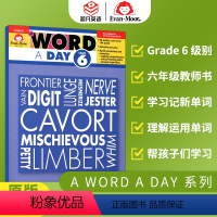 [正版]天天学单词 Evan-Moor A Word A Day Grade 6 TE 教师版 六年级 美国加州教辅