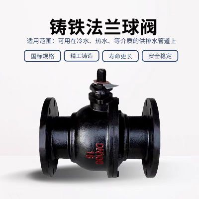 盛京联硕 铸铁法兰高温球阀 QJ41M-16 DN25 台