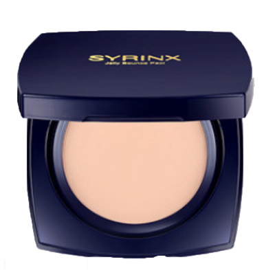 希芸商贸SYRINX希芸弹力慕斯粉饼10G修饰肤色遮瑕定妆控油细腻服帖各种肤质象牙白清爽;防晒隔离控油平衡PA+彩妆
