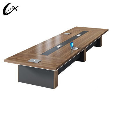 是尚 会议桌 长桌大型板式培训桌 3600*1360*760mm