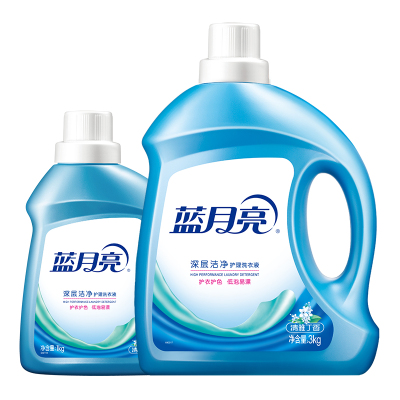 蓝月亮深层洁净洗衣液清雅丁香3kg+1kg