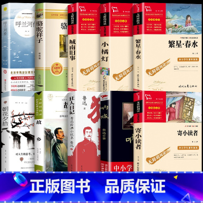 [10册]经典文学名著大全套 [正版]寄小读者 冰心儿童文学全集北京教育出版社原著必读经典 小学三四五六年级老师再寄小读