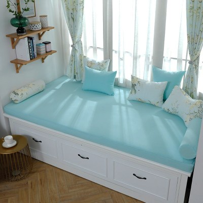 北欧高密度海绵飘窗垫乳胶窗台垫定做沙发毯阳台垫榻榻米卡座10号色定制联系客服报价（自拍不发货）