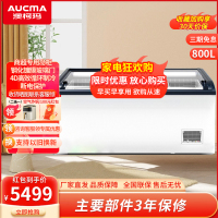 澳柯玛800升超市组合展示柜商超岛柜 卧式冰柜冰淇淋冷冻雪糕柜冷饮水饺丸子保鲜柜 直柜IHF-D2209PA