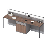 科朔 办公桌职员桌 员工桌 板式屏风桌 两人位KS-06L3025