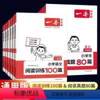 训练100篇+真题80篇》语文套装2册 小学一年级 [正版]2024新版一本小学语文英语阅读训练100篇三年级二年级四年