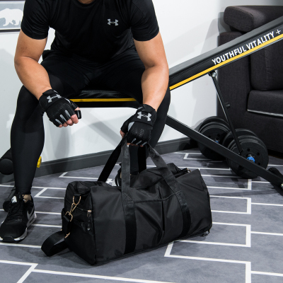 NEWLAKE行李包男短途女手提简约旅行包大容量行李袋运动健身包男干湿分离旅行包