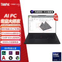 ThinkPad P1隐士 17CD 2024 AI元启 移动图形工作站游戏笔记本电脑 定制(UItra7-155H RTXA2000 32G内存 2T固态 2.5K屏)质保3年