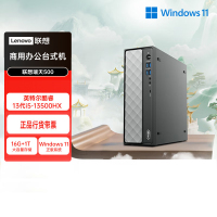 联想(Lenovo)瑞天500 台式机电脑单主机 (I5-13500HX 16G内存 1T固态硬盘 Win11)商用办公学习娱乐