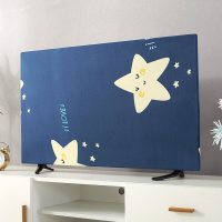 家柏饰(CORATED)防尘罩盖巾43寸55寸50寸65寸家用挂式液晶电视套盖布 卡通星 32英寸