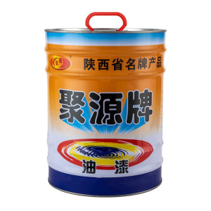 聚源漆醇酸磁漆 棕色15kg/桶