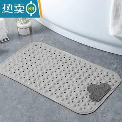 敬平浴室防滑地垫淋浴房卫生间老人孕妇隔水防摔洗澡间tpe按摩搓脚垫防滑垫