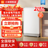 小米米家超净洗波轮洗衣机全自动10kg除螨小型租房家用洗脱一体
