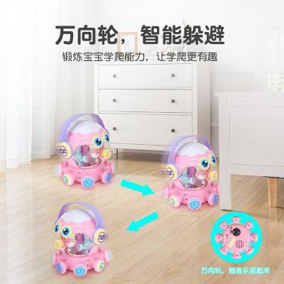 儿童章鱼手拍鼓玩具灯光音乐录音多功能早教故事机jumphero