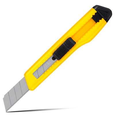 晨光 ASS91322 18mm大号美工刀2001 单把装 壁纸刀(蓝色黄色随机发)