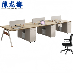 豫龙都 屏风桌+椅 六人 套