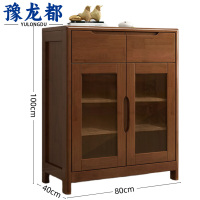 豫龙都茶水柜实木个