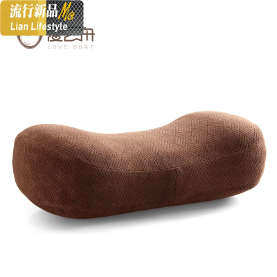 便携旅行枕记忆棉枕头野营枕颈椎枕靠背腰枕汽车靠垫露营枕 三维工匠枕芯/枕头