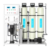 泉界大型净水器工业水处理设备RO反渗透商用净水设备工厂学校车间桶装水生产设备0.25T/H三级玻璃钢