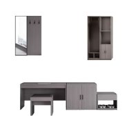 奈斯特 电视柜书桌组合储物柜家具 长3.4m 宽0.55m 套