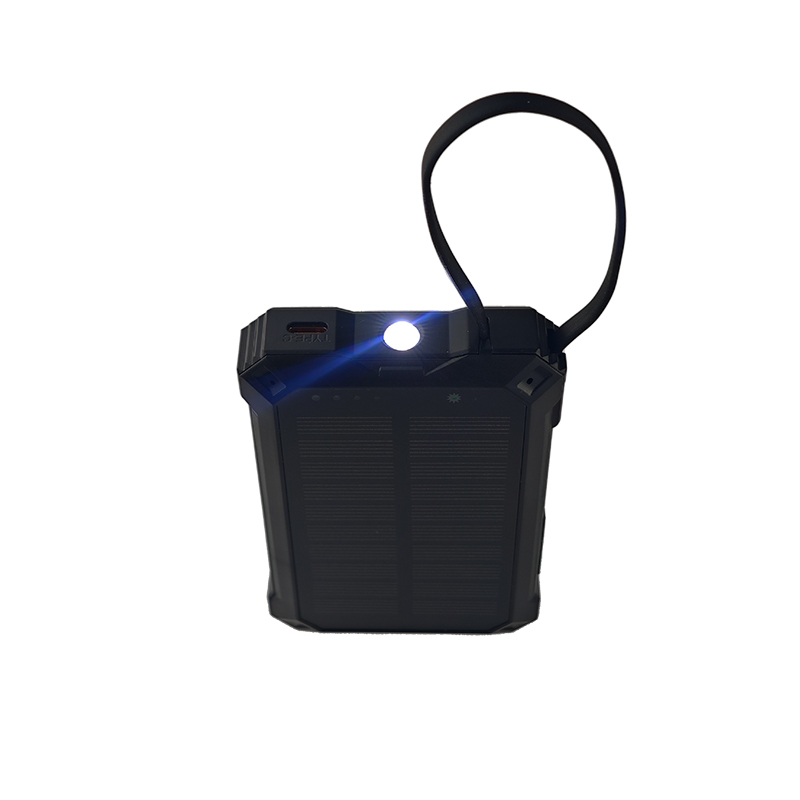 晫安联 ZP3007 DC5V 1W 100lm 30m IP65 50h 可充电 LED 便携式高效储能工业手电 黑色