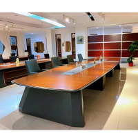 匡大会议桌6.0米会议桌HX20-H6000F(6000W*1800D*760H)