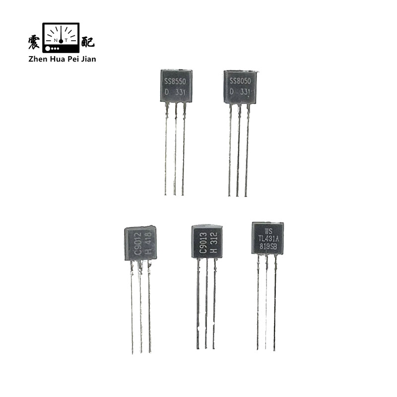 震配 三极管 8550/8050或9012/9013或TL431(型号备注) 只