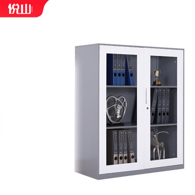 悦山文件柜资料档案柜玻璃门矮柜YSOA1FO16-06HTB