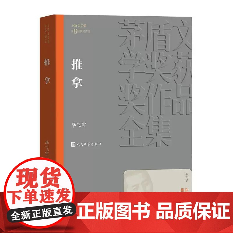 推拿 毕飞宇 第8届茅盾文学奖获奖作品 毕飞宇著 盲人题材的长篇小说 深入到这一特殊群体的心灵 人民文学出版社 正版书籍